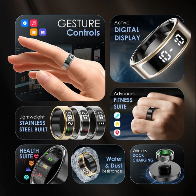 Pebble HALO Smart Ring Features